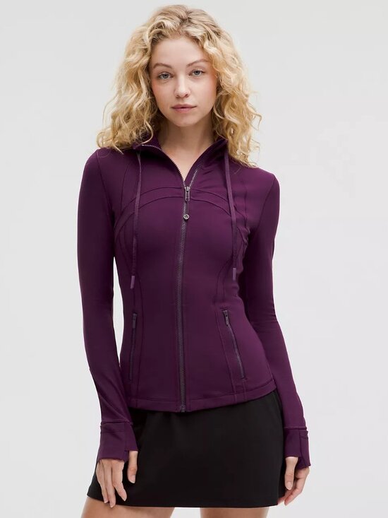 lululemon athletica Tops - Lululemon Hooded Define Jacket Nulu Dramatic Magenta Size 12 Tag Included